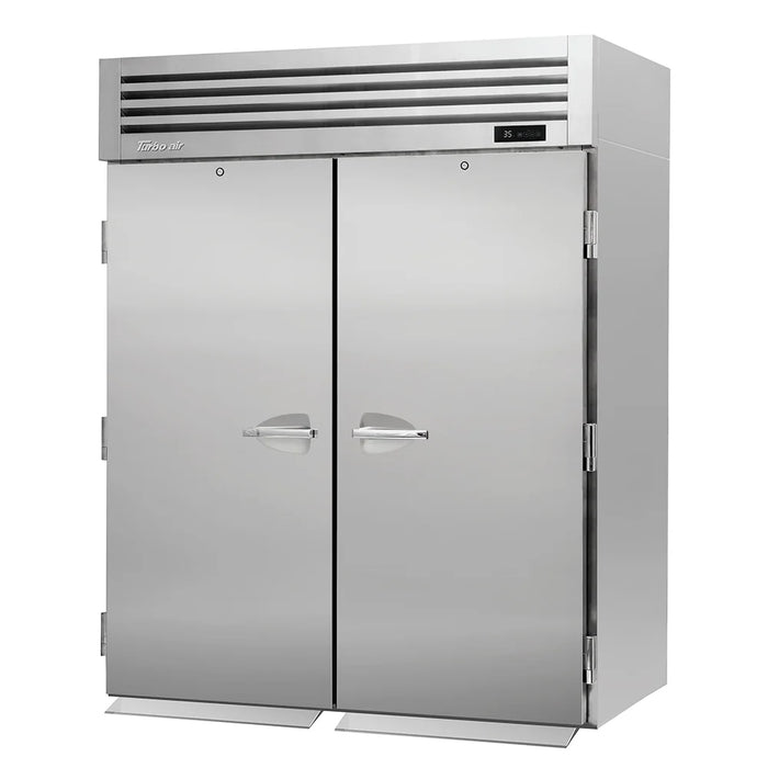 Turbo Air PRO-50R-RI-N 67" Two Section Roll In Refrigerator, (2) Left/Right Hinge Solid Doors, 115v - Donut-Supplies.Com