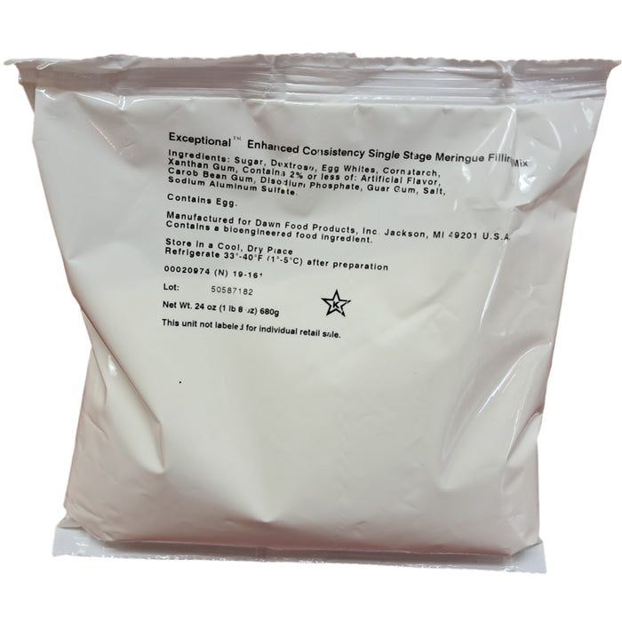 Dawn Meringue Mix 1 lb 8 oz - Donut-Supplies.Com