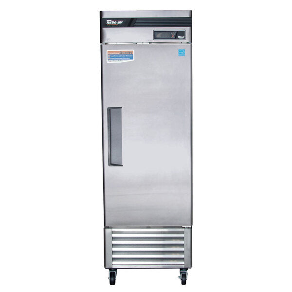 Turbo Air TSR-23SD-N6 Super Deluxe 27" Bottom Mounted Solid Door Reach-In Refrigerator with LED Lighting - Donut-Supplies.Com