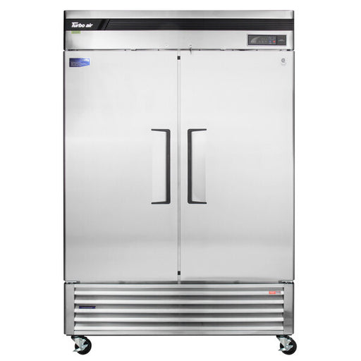 Turbo Air TSR-49SD-N6 Super Deluxe 54" Bottom Mounted Solid Door Reach-In Refrigerator with LED Lighting - Donut-Supplies.Com