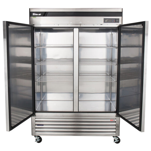 Turbo Air TSR-49SD-N6 Super Deluxe 54" Bottom Mounted Solid Door Reach-In Refrigerator with LED Lighting - Donut-Supplies.Com