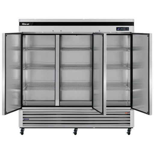 Turbo Air TSF-72SD-N Super Deluxe 82" Solid Door Reach-In Freezer with LED Lighting - Donut-Supplies.Com
