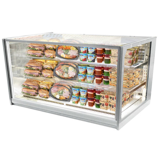 Federal Industries (ITR6034)-Refrigerated Drop In- 60" x 34"(H) Counter Case w/Straight Glass 120V - Donut-Supplies.Com