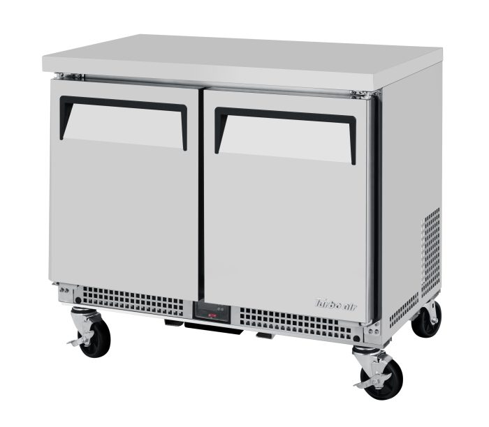 Turbo Air MUR-34S-N6 M3 Series 34" Shallow Depth Undercounter Refrigerator w/ 1 Section & 1 Solid Door - Donut-Supplies.Com