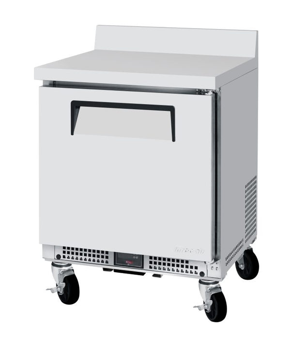 Turbo Air MWR-24S-N6 M3 Series 24" Shallow Depth Undercounter Worktop Refrigerator w/ (1) Section, 1 Solid Door - Donut-Supplies.Com