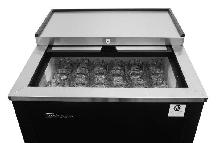 Turbo Air TBC-24SB-GF-N6 25" Black Laminate Exterior, Glass Froster - Donut-Supplies.Com