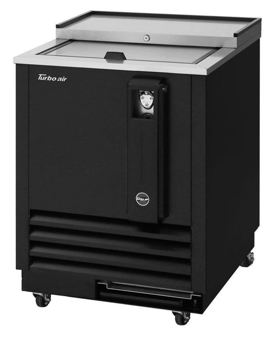 Turbo Air TBC-24SB-N6 24" Super Deluxe Black Exterior Bottle or Can Cooler - Donut-Supplies.Com