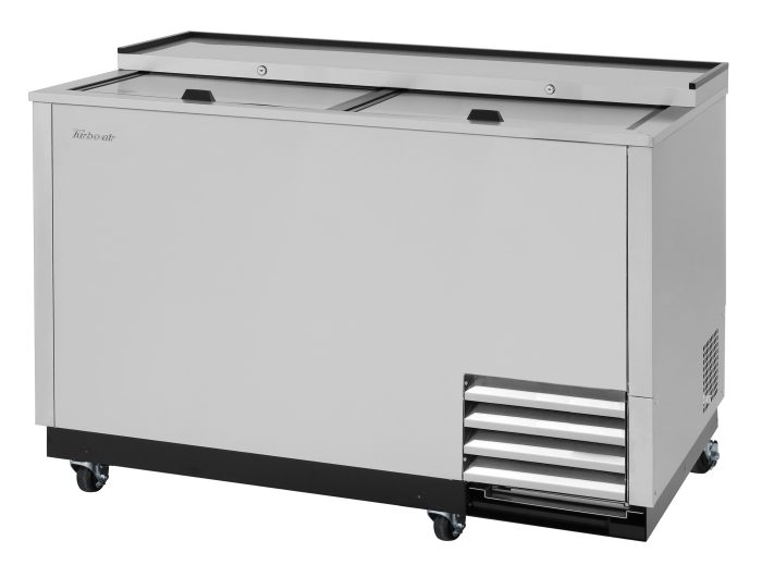 Turbo Air TBC-50SD-GF-N 50" 2-Section Glass Chiller – 140 Mug Capacity, Stainless Steel, 115v - Donut-Supplies.Com