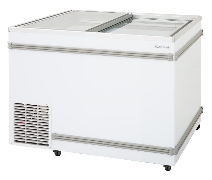 Turbo Air TFS-11F-N 40" Mobile Chest Freezer w/ (15) Baskets - White, 115v - Donut-Supplies.Com