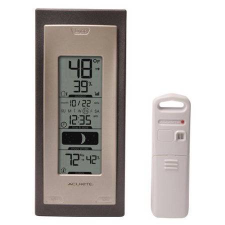 AcuRite- Thermometer and Humidity Monitor with Intelli-Time Clock Calendar for Proofer - Donut-Supplies.Com