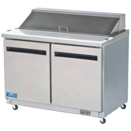 Arctic Air AST48R 48" Two Door Sandwich / Salad Prep Refrigerator - Donut-Supplies.Com