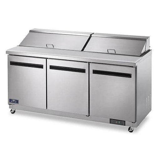 Arctic Air AST72R 72" Two Door Sandwich / Salad Prep Refrigerator - Donut-Supplies.Com