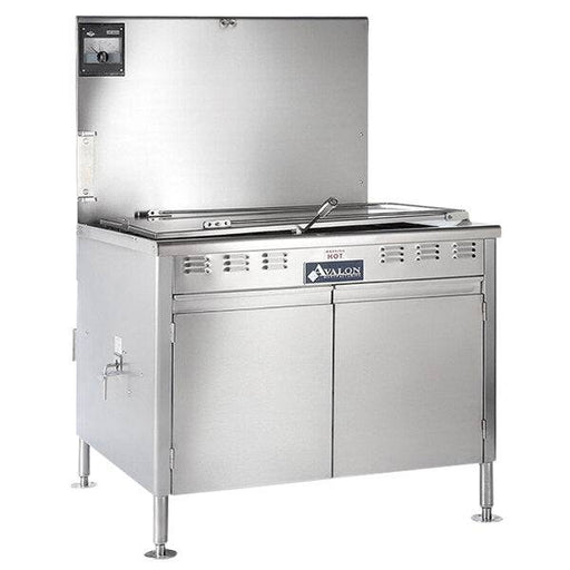 Avalon (ADF34-G-P) 34" X 24" PROPANE GAS FRYER, STANDING PILOT, Left Side Drain Board with Submerge Screen - Donut-Supplies.Com
