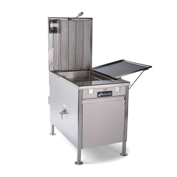 Avalon (ADF26-G) 18" x 26" Natural Gas Fryer, Standing Pilot, No Power, left Side Drain Board - Donut-Supplies.Com