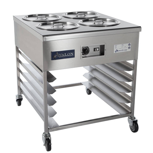Avalon (HI24-30) Hot Icing Station (4) Well Icer with optional Pan Slides - Donut-Supplies.Com
