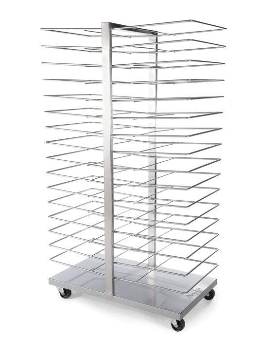 Avalon ACR32-S Stainless Steel Cooling Racks Double Sided 32 Slides - Donut-Supplies.Com
