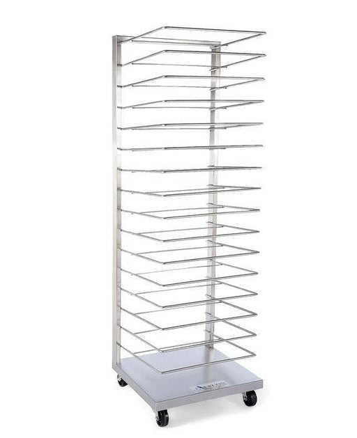 Avalon ACR16-S Stainless Steel Cooling Rack With 16 Slides 1/2 Racks On 3" Casters - Donut-Supplies.Com