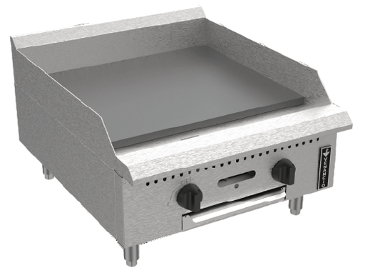 BakeMax America BACG Series Manual Gas Griddle (5 sizes) - Donut-Supplies.Com