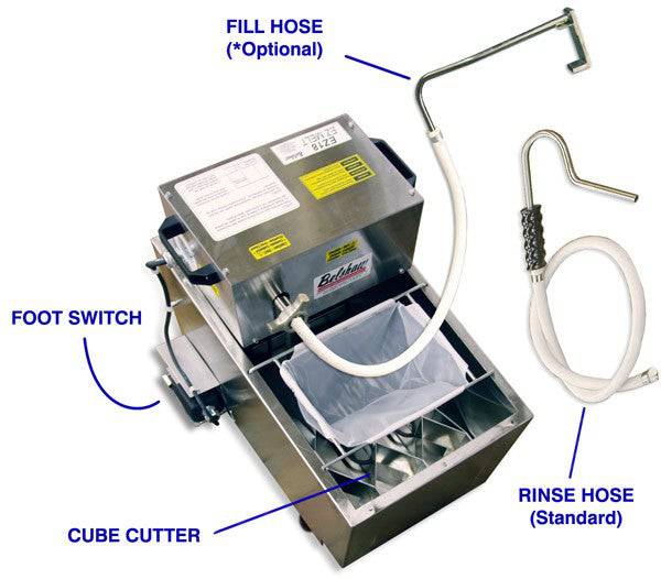 Belshaw EZMELT 18 Shortening Melter-Filter- comes standard with Fill and Rinse Hose - Donut-Supplies.Com