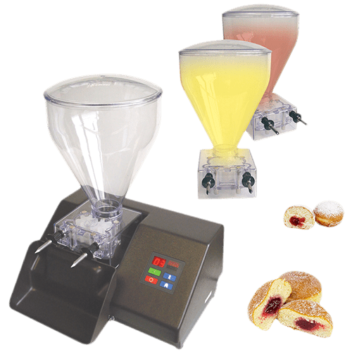 Belshaw Jelly Filler - AutoFiller Donut Injector with one 6 quart hopper and nozzles - Donut-Supplies.Com