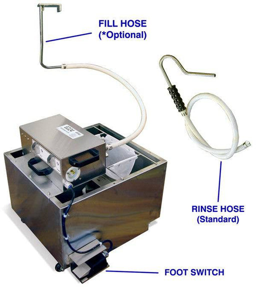 Belshaw EZ MELT 24 (Heated) Shortening Melter-Filter includes fill and rinse hose - Donut-Supplies.Com