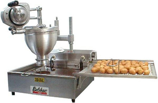 616B Cut-N-Fry for Loukoumades- Includes Depositor, Plunger, Cylinder, Mount, Submerger, 2 screens with handles and Fryer - Donut-Supplies.Com