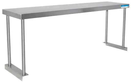 BK Resources BK-OSS-1296 Single Overshelf Table Mount 12 X 72, 18 GA. SS - Donut-Supplies.Com