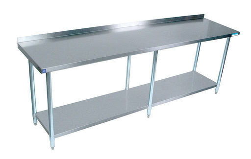 96" X 30" T-430 18 GA Table SS Top - Donut-Supplies.Com