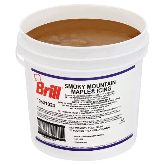 Brill Icing Smokey Mountain Maple, 23 Pounds - Donut-Supplies.Com