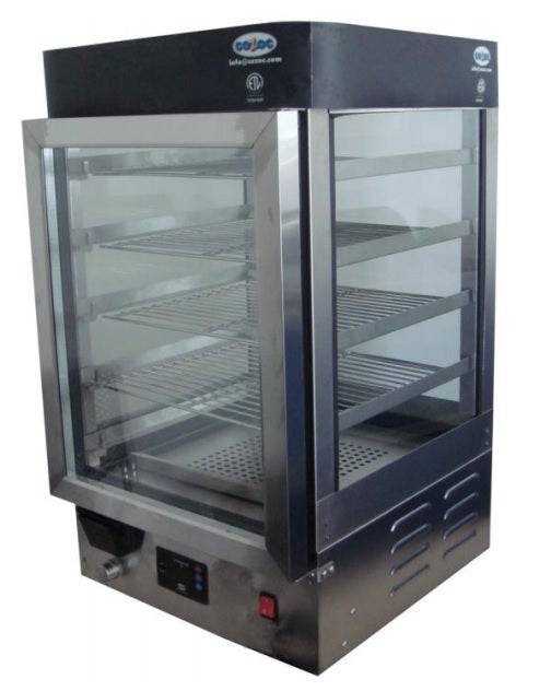 Steamer Heated Merchandiser Cabinet by Cozoc # PW5002-4-16 - Donut-Supplies.Com