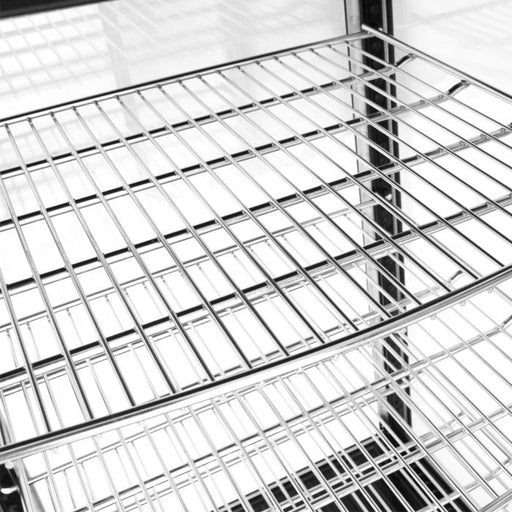 Turbo Air CRT-77-1R-N 17" Diamond Series Glass Sided Countertop Display Refrigerator – One Section, Rear Access, LED Lighting, 115v - Donut-Supplies.Com