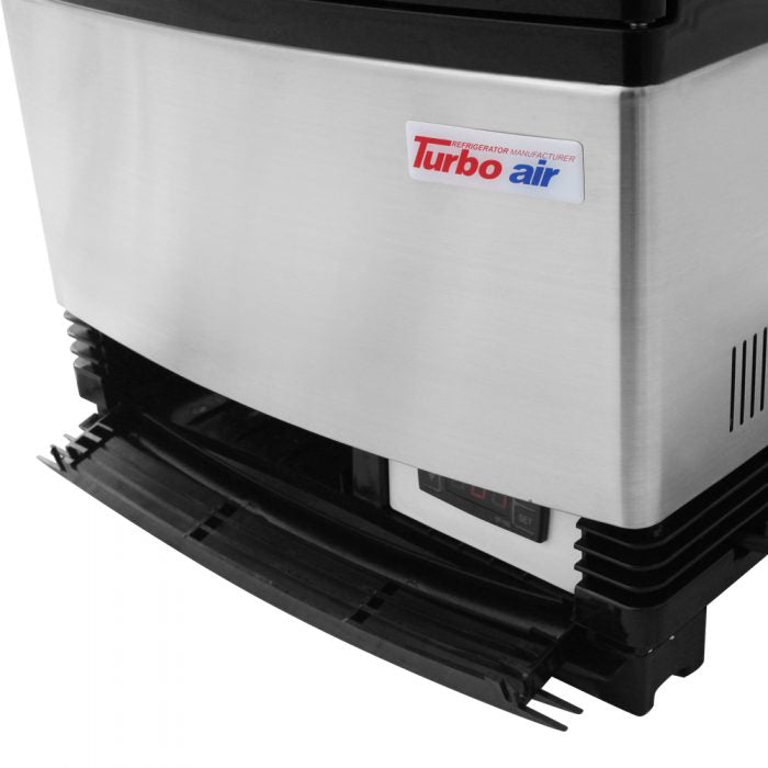 Turbo Air CRT-77-1R-N 17" Diamond Series Glass Sided Countertop Display Refrigerator – One Section, Rear Access, LED Lighting, 115v - Donut-Supplies.Com