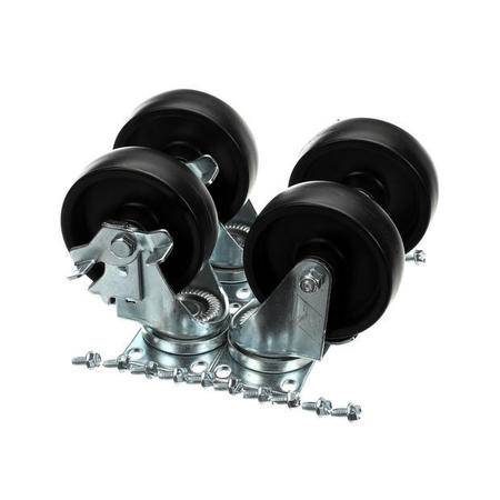 4" Federal Display Casters (Includes Cord and Plug) - Donut-Supplies.Com
