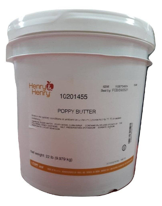 Henry and Henry Poppy Butter Filling (Poppy Seed) 22# - Donut-Supplies.Com