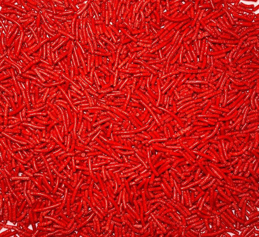 Red Decorettes / Sprinkles / Jimmies - Donut-Supplies.Com