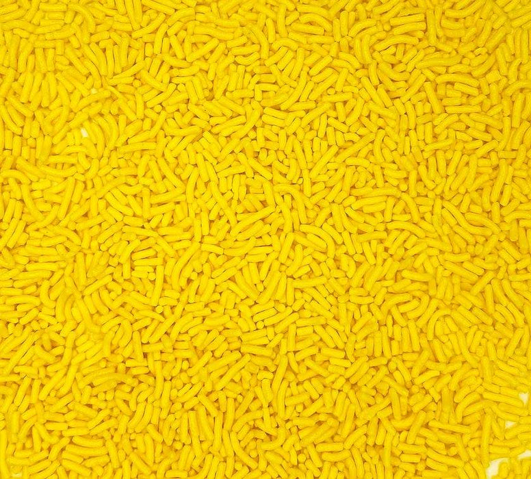 Yellow Decorettes / Sprinkles / Jimmies - Donut-Supplies.Com