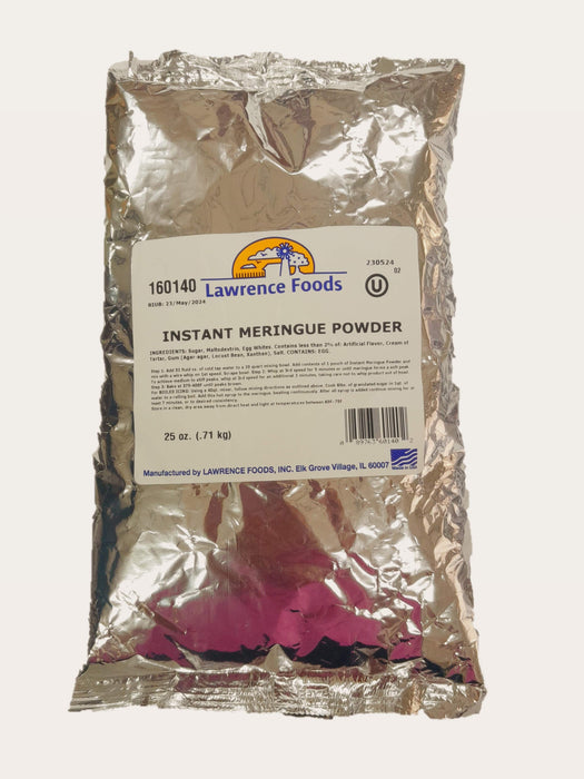 Lawrence Foods Instant Meringue Powder, 25 Ounce - Donut-Supplies.Com