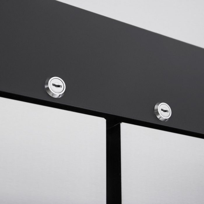 Turbo Air M3R47-2-N 51" Two Section Reach-In Refrigerator w/ (2) Solid Doors – Top Mount, Stainless Exterior, Aluminum Interior, 115v - Donut-Supplies.Com