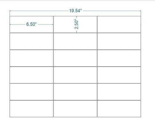 Rotary Cutter Extra Large Long John/Bar cutter. 2.5" Wide by 6.50" Cut For Sheeter - Donut-Supplies.Com
