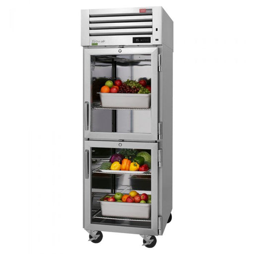 Turbo Air PRO-26R-G-N Single Section Reach-In Top Mount Glass Full Door Refrigerator - Donut-Equipment.com