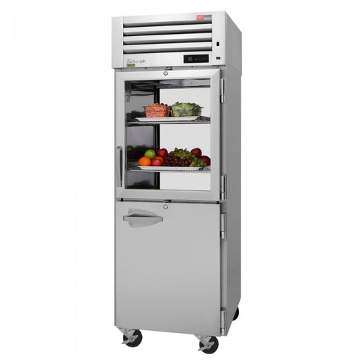 Turbo Air PRO-26R-GSH-PT-N Pro Series 29" Glass / Solid Half Door Pass-Through Refrigerator - Donut-Supplies.Com