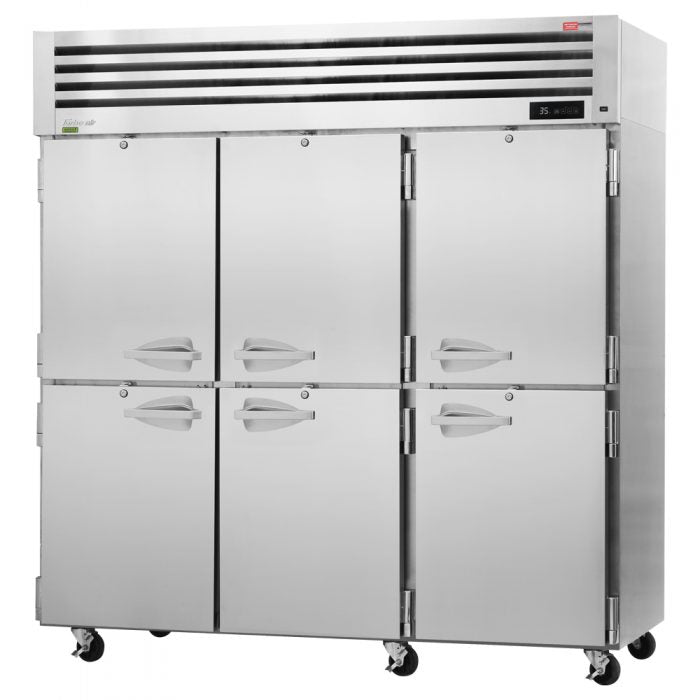 Turbo Air PRO-77-6F-N 78" Premiere Pro Series Solid Half Door Reach in Freezer - Donut-Supplies.Com