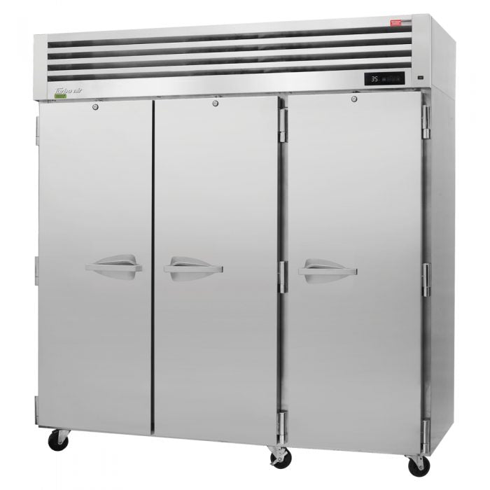 Turbo Air PRO-77R-PT-N, 78" 6 Solid Door Pass Through Reach-In Refrigerator, Pro Series - Donut-Supplies.Com