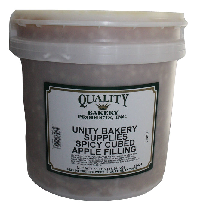 Quality Spicy Cubed Apple Turnover, Donut, Cake & Pastry Filling-20 pound - Donut-Supplies.Com