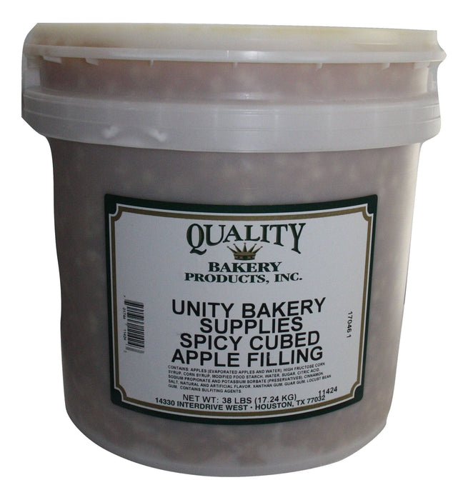 Quality Spicy Cubed Apple Turnover, Donut, Cake & Pastry Filling – 40 pound - Donut-Supplies.Com