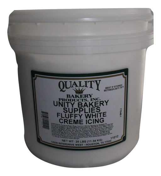 Quality Unity Fluffy White Crèm'e Icing / Filling Ready To Use Cake, Cupcake Icing or fluff filling for donuts - Donut-Supplies.Com