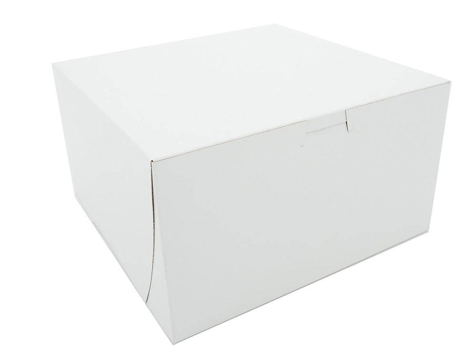 9X9X5 in Locking Corner Bakery Box 100 Count - Donut-Supplies.Com