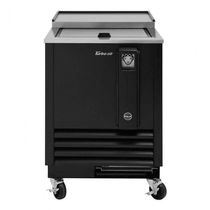 Turbo Air TBC-24SB-N6 24" Super Deluxe Black Exterior Bottle or Can Cooler - Donut-Supplies.Com