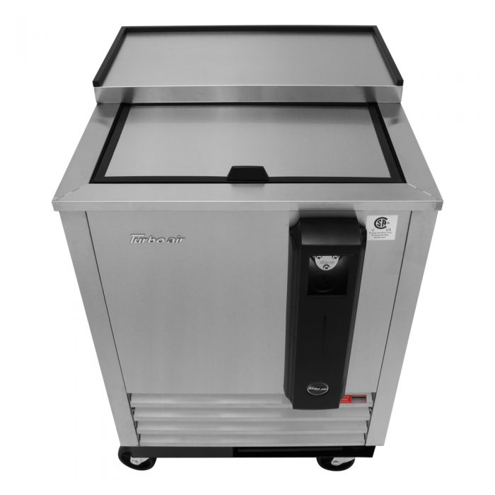 Turbo Air TBC-24SD-N6 24" Super Deluxe Stainless Steel Bottle or Can Cooler - Donut-Supplies.Com
