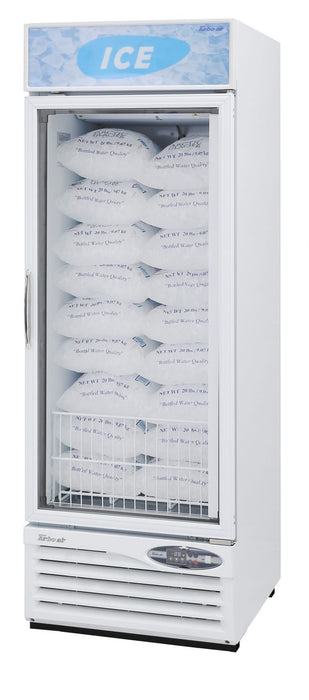 Turbo Air TGIM-23W-N 27" Indoor Ice Merchandiser w/ Bottom Mount Compressor - Glass Door, 115v - Donut-Supplies.Com